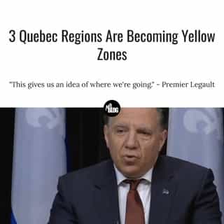 Premier François Legault said that means residents of those three regions won't have a curfew.⁠
⁠
*Click the link in @mtlblog bio for the full story! ⁠
⁠
📸: François Legault via @facebook
