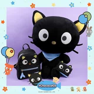 💙GIVEAWAY🖤 We're celebrating Chococat’s Birthday and 25th Anniversary with a super sweet prize pack! 😻 Want to win everything pictured + signed art from the creator of #Chococat? How to enter:⁠
⁠
💙 Follow @sanrio on Instagram⁠
🖤 Like this post⁠
💙 Tag a friend⁠
🖤 Wish Chococat "Happy Birthday" in a comment!⁠
⁠
Sweepstakes ends 5/13. One winner will be chosen and contacted by 5/14 via DM. No purchase necessary. Must be a US resident and 18+ to enter. Visit the link in bio for full terms and conditions + to shop.⁠ #Chococat25 #SanrioFOTM