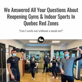 The government did not specify the logistics of how gyms would manage their respective reopenings, but we gathered the information that's available to answer your questions about the return of indoor sports and fitness across Quebec.⁠
⁠
*Click the link in @mtlblog bio for the full story! ⁠
⁠
📸: @goldsgymquebec⁠
