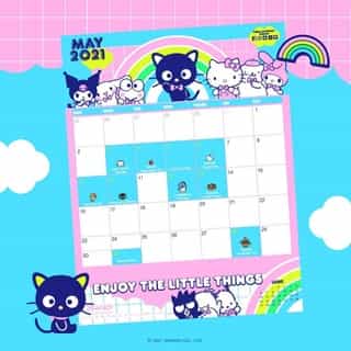Say hello to a new month with #Chococat! 🗓️✨ Visit the link in bio to download your Friend of the Month calendar for May! #Chococat25 #SanrioFOTM