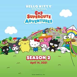 SUPER SWEET NEWS✨ Hello Kitty and Friends Supercute Adventures is coming back for another season of smiles, fun adventures, and two new friends! 🌈💕 Season 2 debuts on April 14th only on the #HelloKittyandFriends YouTube channel. Link in bio to subscribe! 