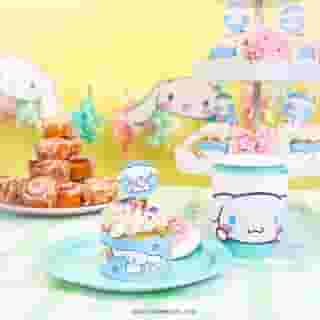 To celebrate our Friend of The Month, we put together the cutest party supplies that you can print out at home! 🎉 Visit the link in bio to create a "Cinnamoroll Sweet Treats Party" for yourself or to share with friends and host a sweet virtual party! 🧁✨ #SanrioFOTM