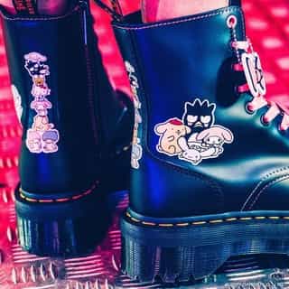 A new supercute line-up 🎀  @drmartensofficial x Hello Kitty and Friends is here! Shop the new collection featuring colorful graphics of your favorite Sanrio friends on tough Dr. Martens silhouettes. Link in bio!