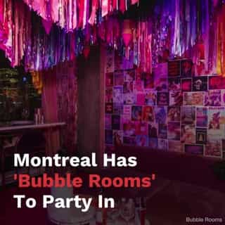 Montreal has 'bubble rooms' that let two people from the same household party together.⁠
⁠
*Click the link in @mtlblog bio for the full story! ⁠
⁠
