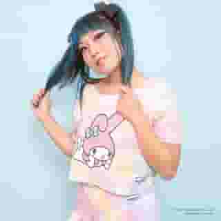 Made with love, out of recycled material ♻️🌈💕 Which style is your favorite? Visit the link in bio to shop the new East/West Shop x @hellokitty and Friends collection.