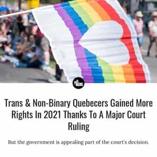 Where do we stand in terms of transgender and non-binary rights in Quebec? ⁠
⁠
*Click the link in @mtlblog bio for the full story! ⁠
⁠
📸: Christian Ouellet via @dreamstime⁠
⁠
