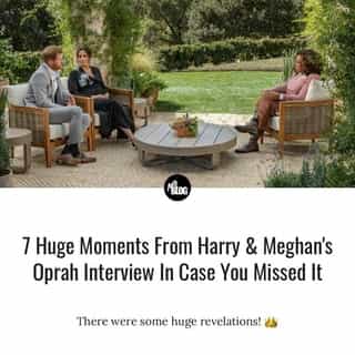 The television event was the first time Markle and her husband, Prince Harry, have bared-all in an interview since formally giving up their royal duties.⁠
⁠
*Click the link in @mtlblog bio for the full story! 👈⁠
⁠
📸: @oprah
