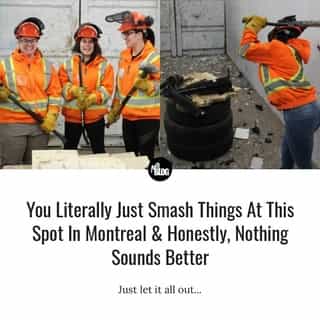 Be honest: how many times in the last week alone have you literally just want to scream and smash a plate or two? ⁠
⁠
*Click the link in @mtlblog bio for the full story! ⁠
⁠
📸: Combat d'Archers Montréal via @facebook⁠
