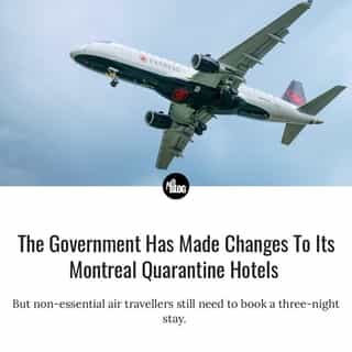 Canada has updated its list of government-authorized quarantine hotels where non-essential international air travellers must spend up to three nights as they await COVID-19 test results.⁠
⁠
*Click the link in @mtlblog bio for the full story! ⁠
⁠
📸: Marc Seguin via @dreamstime⁠
