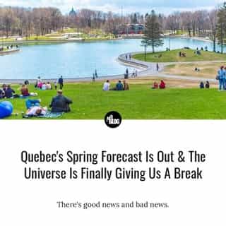 The Weather Network released its spring predictions for Canada on Monday and Quebecers should be happy... at least for a little while.⁠
⁠
*Click the link in @mtlblog bio for the full story! ⁠
⁠
📸: Bakerjarvis via @dreamstime⁠
