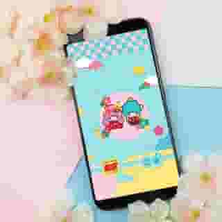 Bring this dreamy duo with you on the go! ☁️✨ Link in bio to choose and download your favorite #LittleTwinStars mobile wallpaper📱 #Sanrio60