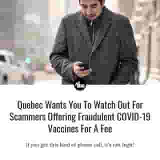 According to the provincial government and Canadian Anti-Fraud Centre (CAFC), fraudsters are calling people up to offer vaccines for a fee — and nothing about it is legit.⁠
⁠
*Click the link in @mtlblog bio for the full story! ⁠
⁠
📸: atelierknox via @dreamstime⁠
