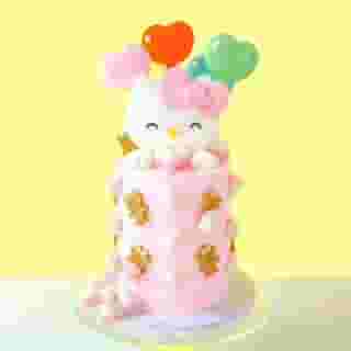 To celebrate our Friend of the Month and @hellokitty's birthday, learn how to make this supercute cake 🎂 inspired by the birthday girl herself! Link in bio for the recipe by @roxstarbakes 💕