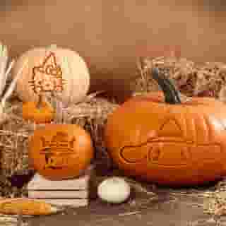 It's #NationalPumpkinDay 🎃 Get in the spooky spirit with your favorite Sanrio friend! Visit the link in bio to download these stencils and more 👻✨