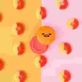 Everything’s peachy keen with @thecremeshop x @gudetama 🍑 Shop new lip balm in-stores and online at @ultabeauty!