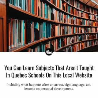 Neo Collège is a website where students can go to learn subjects that they likely haven't learnt before, such as sign language or understanding paycheques.⁠
⁠
*Click the link in @mtlblog bio for the full story! ⁠
⁠
📸: Emil Widlund via @unsplash⁠
