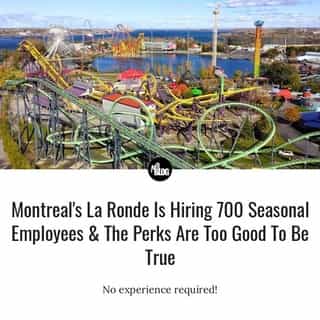 La Ronde season is nearly upon us, and that means that Montreal's favourite park is hiring seasonal workers!⁠
⁠
*Click the link in @mtlblog bio for the full story!⁠
