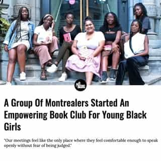 The book club centers around Black and African authors that are often not taught in schools.⁠
⁠
*Click the link in @mtlblog bio for the full story! ⁠
⁠
📸:: @blackgirlsgathermtl⁠
