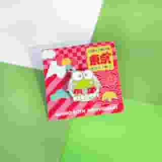 New Friend of the Month pin is here! 💚 Hop to it and get this collectible #Keroppi pin FREE when you spend $35 or more in Sanrio stores and online with code JUNEPIN20. Link in bio to shop! P.S. Head over to stories to fill out your own Friendship Card✨ #Sanrio60