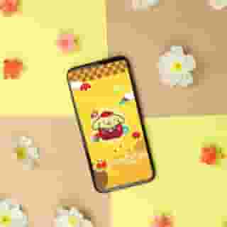 Who can resist this good boy? 🐶 💛 Take your love for our Friend of the Month on the go! Visit the link in bio to choose and download your favorite #Pompompurin mobile wallpaper📱 #Sanrio60