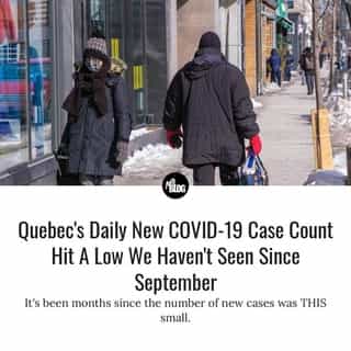 New COVID-19 cases in Quebec have declined daily since February 12, when the province reported 1,049 new coronavirus cases.⁠
⁠
*Click the link in @mtlblog bio for the full story! ⁠
⁠
📸: Marc Bruxelle via @dreamstime