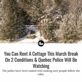 With March Break coming up in Quebec, many people are asking, "Can I rent a cottage or a hotel room in another region?"⁠
⁠
*Click the link in @mtlblog bio for the full story! ⁠
⁠
📸: Bakerjarvis via @dreamstime⁠
