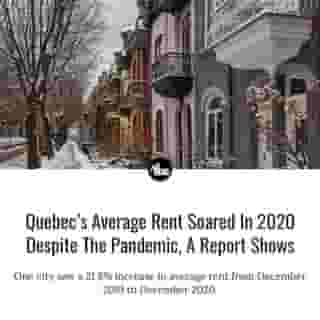 A recent report from Rentals.ca and Bullpen Research & Consulting said average rent in the province increased by almost 15% annually from December 2019 to December 2020 to about $1,630 per month.⁠
⁠
*Click the link in @mtlblog bio for the full story! ⁠
⁠
📸: Marc Bruxelle via @dreamstime⁠
