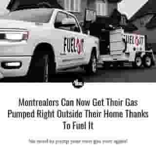 This means there's no need to freeze your butt off in the winter or profusely sweat in the summer while pumping your own gas anymore.⁠
⁠
*Click the link in @mtlblog bio for the full story! ⁠
⁠
📸: Fuel It Refuelling via @facebook⁠
