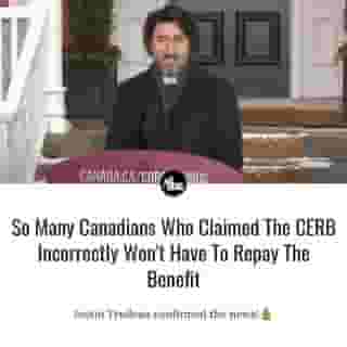 The federal government has confirmed that thousands of Canadians will be let off CERB repayments following confusion related to eligibility for self-employed people.⁠
⁠
*Click the link in @mtlblog bio for the full story! ⁠
⁠
📸: @justinpjtrudeau via @youtube⁠
