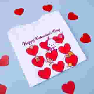 Celebrate #ValentinesDay with your favorite pup 🐶❤️Available exclusively on Amazon. Link in bio to shop! #Pochacco 