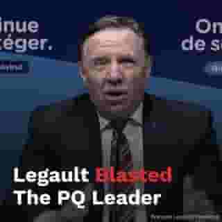Legault blasted the PQ leader for mentioning his sons, says his wife was 'shocked'.⁠
⁠
"We should leave children out of it."⁠
⁠
*Click the link in @mtlblog bio for the full story! ⁠
⁠
