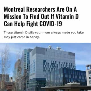 Montreal researchers are currently conducting the PROTECT study, which stands for "PRevention of COVID-19 with high dose Oral Vitamin D supplemental Therapy in Essential healthCare Teams," to figure out whether vitamin D has a "potential protective effect" against the virus.⁠
⁠
*Click the link in @mtlblog bio for the full story! ⁠
⁠
📸: @dreamstime⁠
