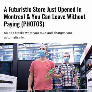 A futuristic new store just opened in the Retail Innovation Lab on McGill University's downtown Montreal campus, and it's so high-tech that you can leave without paying for stuff you take — at least not in the traditional sense.⁠
⁠
*Click the link in @mtlblog bio for the full story! ⁠
⁠
📸: @bensadounmcgill⁠
⁠

