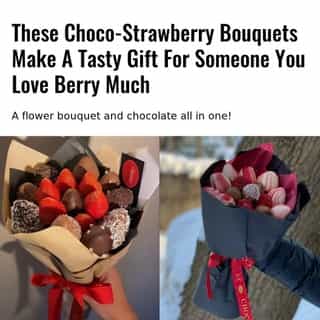Calling all lovers! Chocolate or otherwise. Looking for the perfect gift to give someone (or yourself)? Then check out Strawcolat_Bouquets, a Montreal company that makes the most beautiful bouquets of gourmand chocolate strawberries. 🍓⁠
⁠
*Click the link in @mtlblog bio for the full story! ⁠
⁠
📸: @strawcolat_bouquets ⁠
