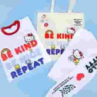 Celebrate #WorldKindnessDay with @hellokitty and @humanesociety! 🌈❤️Sanrio is proud to support the work and vision of The Humane Society of the United States and will be donating 20% of proceeds from this supercute collection to help animals in need 🐾One small act of kindness can impact the world – so be kind, be nice, and repeat! Available in stores and online now. Link in bio to shop! 