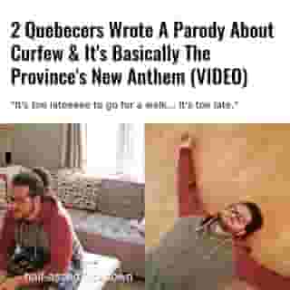 Although Quebec's current curfew may have sent shockwaves through the province and was met with much disagreement, it has also become the subject for some hilarious content on social media.⁠
⁠
⁠
*Click the link in @mtlblog bio for the full story! ⁠
⁠
📸: @2tokes⁠
