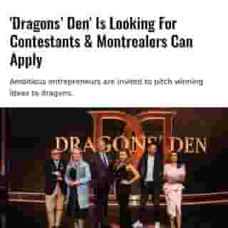 If you have a business idea you’d like to flog and have ever fancied making an appearance on TV now is your chance as Dragons' Den is looking for contestants — and you can apply now.⁠
⁠
*Click the link in @mtlblog bio for the full story! ⁠
⁠
📸: @cbcdragon⁠
⁠
⁠
