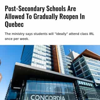 Minister of Higher Education Danielle McCann announced on February 4 that post-secondary schools in Quebec red zones can gradually reopen for in-person classes starting on February 8.⁠
⁠
*Click the link in @mtlblog bio for the full story! ⁠
⁠
📸: Derek Robbins via @dreamstime⁠
