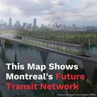 The REM is guaranteed to give you the most breathtaking views of Montreal.⁠
⁠
It "will be Montreal's new belvedere."⁠
⁠
*Click the link in @mtlblog bio for the full story! ⁠
⁠

