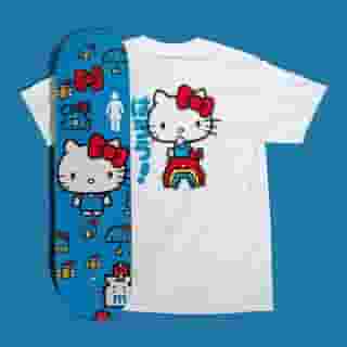 It's #GoSkateboardingDay! 🛹 We teamed up with @girlskateboards on a special collection of decks, apparel, and more to celebrate @hellokitty’s 45th Anniversary ❤️ Visit the link in bio to shop. #HelloKitty45﻿