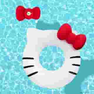 Summer is here! ☀️💕 Make a splash with @hellokitty pool floats by @getfloaty. Link in bio to shop! #hellokitty 