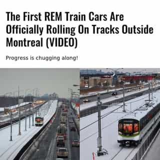 Montreal's new light-rail metro system is getting closer and closer to completion! ⁠
⁠
*Click the link in @mtlblog bio for the full story! ⁠
⁠
📸: @ rem_metro⁠
