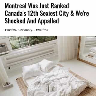 Before you get all up-in-arms about the fact that we're supposedly less sexy than both Ottawa and Calgary — seriously, what? — the rankings were based on PinkCherry sales data from the past year.  ⁠
⁠
*Click the link in @mtlblog bio for the full story! ⁠
⁠
📸: @thenrthrn ⁠
