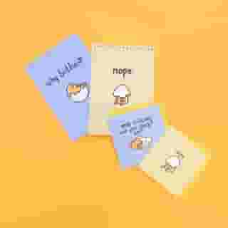 Send a gude note from @gudetama 💌 Visit the link in bio to shop greeting cards, note pads, and more! #gudetama 