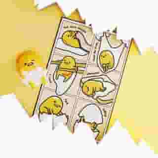 Soooo lazy... find egg-cellent #gudetama merch at @hottopic 🍳 Want to win this coin bank and wall art? Follow at @gudetama for more details. Link in bio to shop! #monthofmeh 