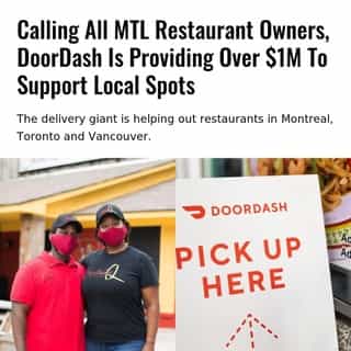 Restaurants can apply for a $3,000 grant, which can be used to help with the ongoing effects the pandemic has had on the industry.⁠
⁠
*Click the link in @mtlblog bio for the full story! ⁠
⁠
📸: @doordash & David Tonelson via @dreamstime⁠
