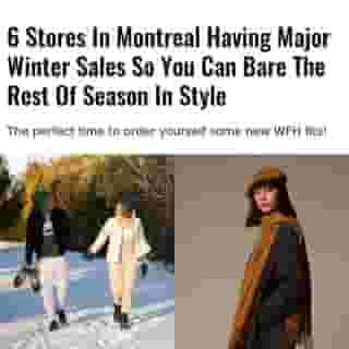 There are lots of great stores in Montreal having sales right now and cute and cozy items that'll keep you looking fresh without breaking your wallet. 🛍️⁠
⁠
*Click the link in @mtlblog bio for the full story! ⁠
⁠
📸: @roots & @indigo⁠
