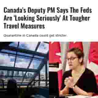 Speaking during a press conference on Monday, January 25, Chrystia Freeland confirmed that the federal government was “looking seriously” at tougher measures for incoming travellers.⁠
⁠
*Click the link in @mtlblog bio for the full story! ⁠
⁠
📸: Elton Law via @dreamstime & @chrystiafreeland⁠
