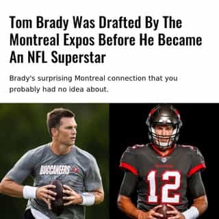 With Brady on his way to his record 10th Super Bowl appearance, let's dive into his short-lived time as an Expos draft pick. ⁠
⁠
*Click the link in @mtlblog bio for the full story! ⁠
⁠
📸: @tombrady⁠
