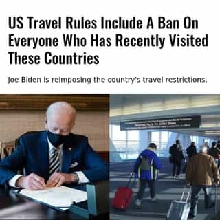 New President Joe Biden is cracking down when it comes to the U.S. travel rules by reimposing an entry ban on some travellers.⁠
⁠
*Click the link in @mtlblog bio for the full story! 👈⁠
⁠
📸: @joebiden & Biserko @dreamstime